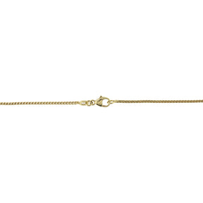 Victorian 14K Yellow Gold Pendant with Hand-Painted Portrait