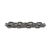 Sterling Silver and Yellow Gold Heavy Link Bracelet