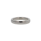 Heavy Comfort Fit White Gold Band