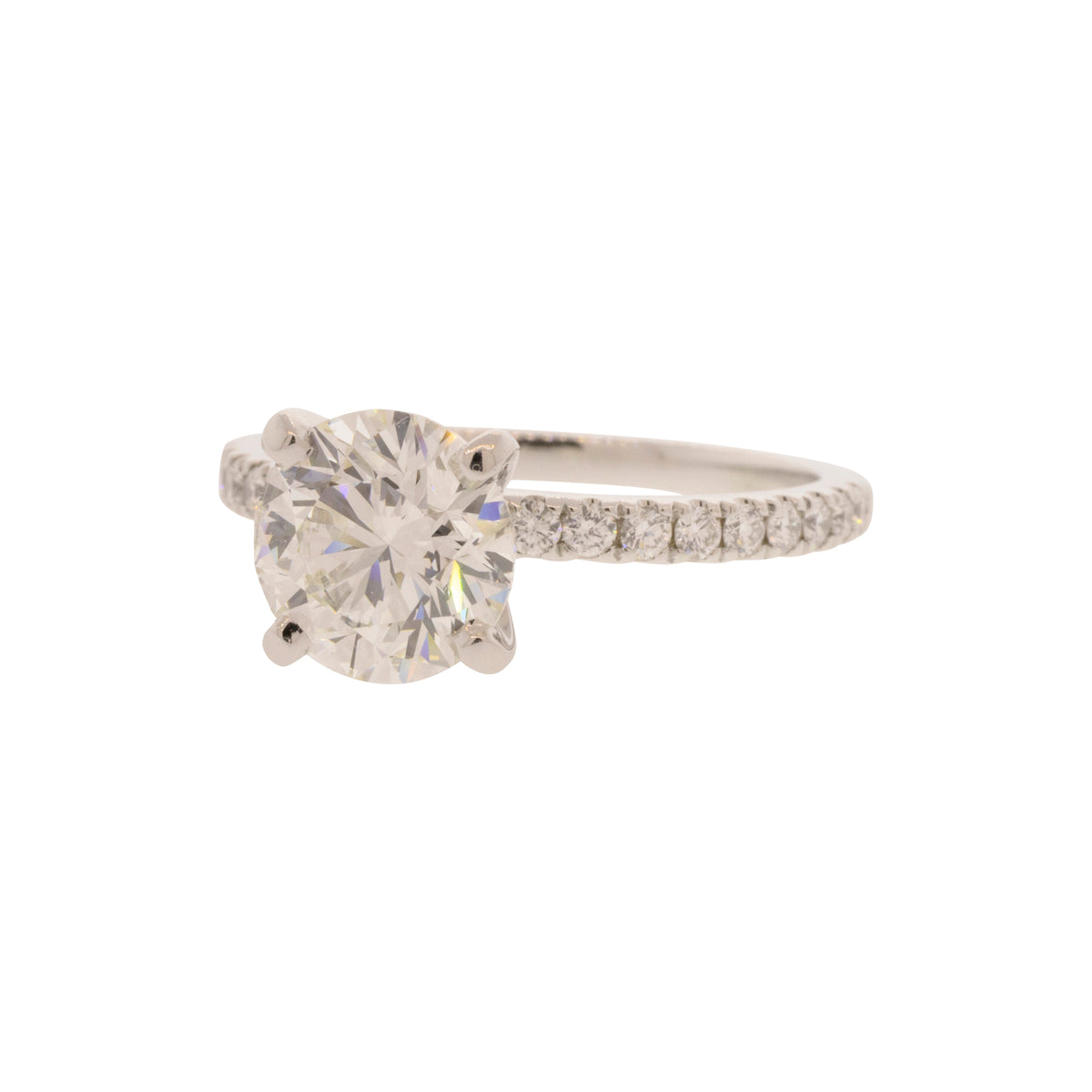 XXX Natural Diamond Platinum Ring