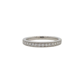 Diamond Milgrain Band