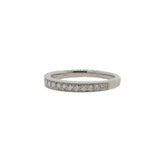 Diamond Milgrain Band