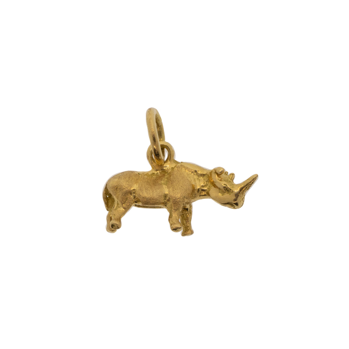 Vintage Rhino Charm