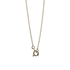 14K Yellow Gold Victorian Bohemian Garnet Necklace