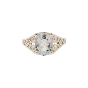 Sterling Silver 1.91ct Aquamarine Ring