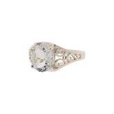 Sterling Silver 1.91ct Aquamarine Ring