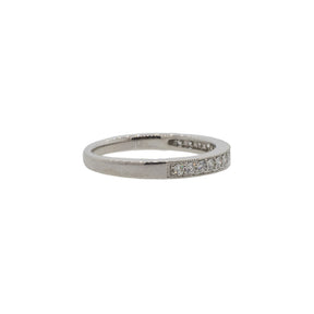 Diamond Milgrain Band