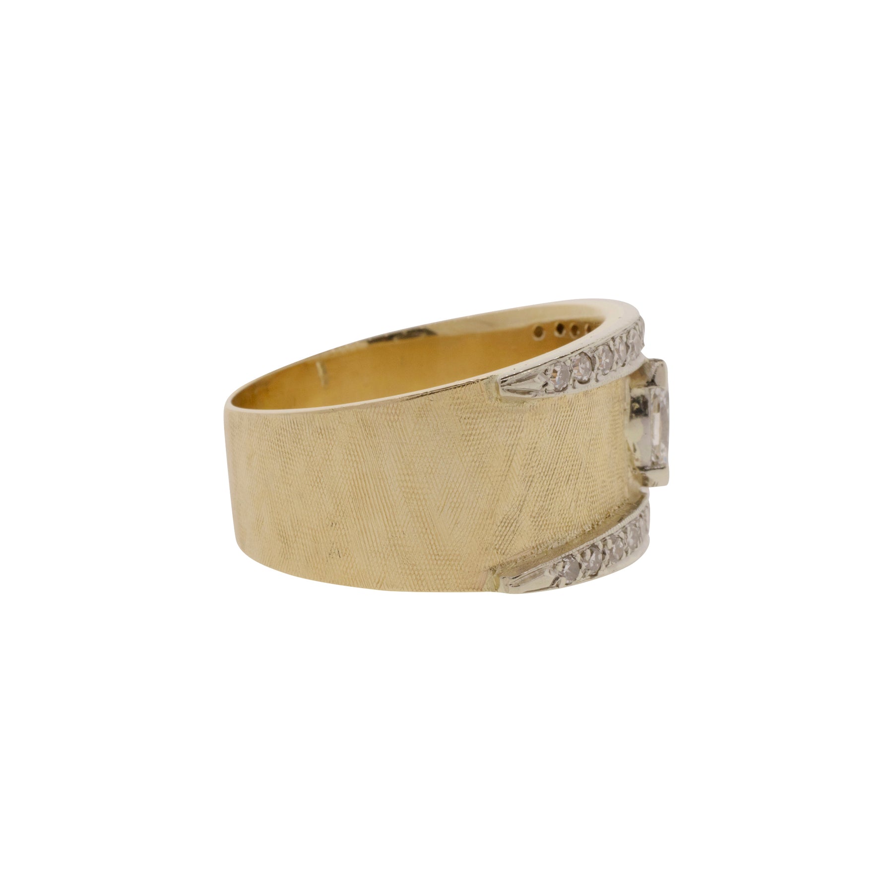 Marquise and Single-Cut Diamond Cigar Band