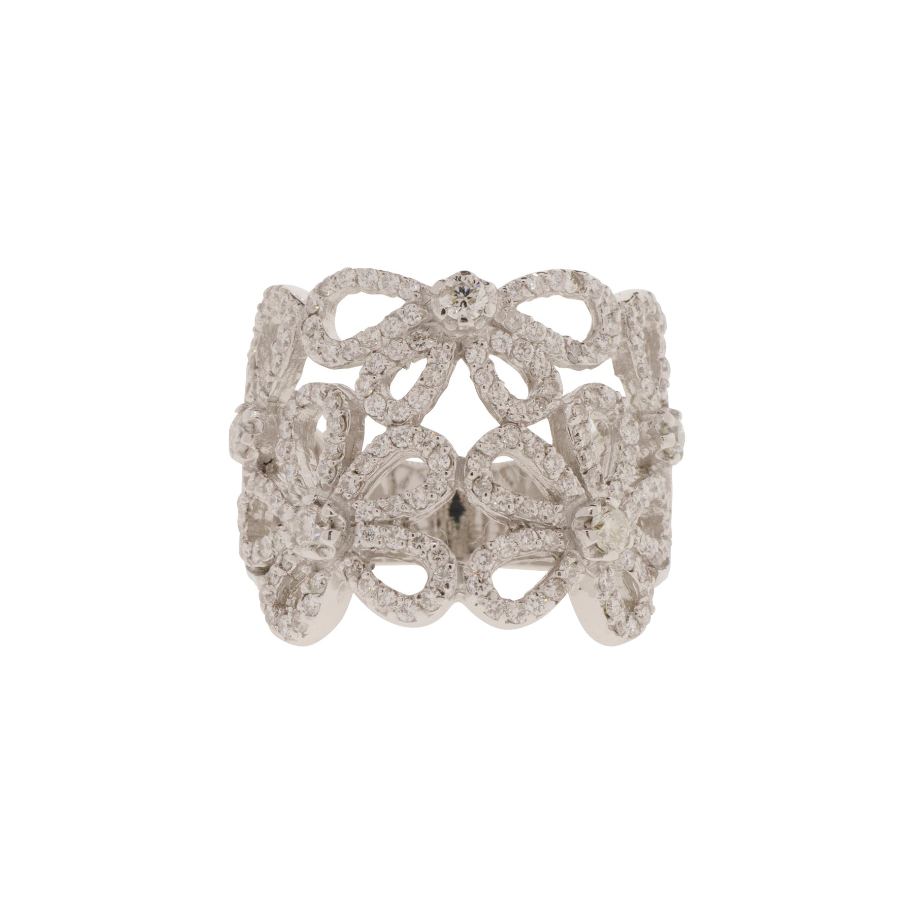 Flower Cluster Diamond Ring