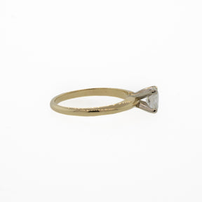 Oval Solitaire Natural Diamond Ring