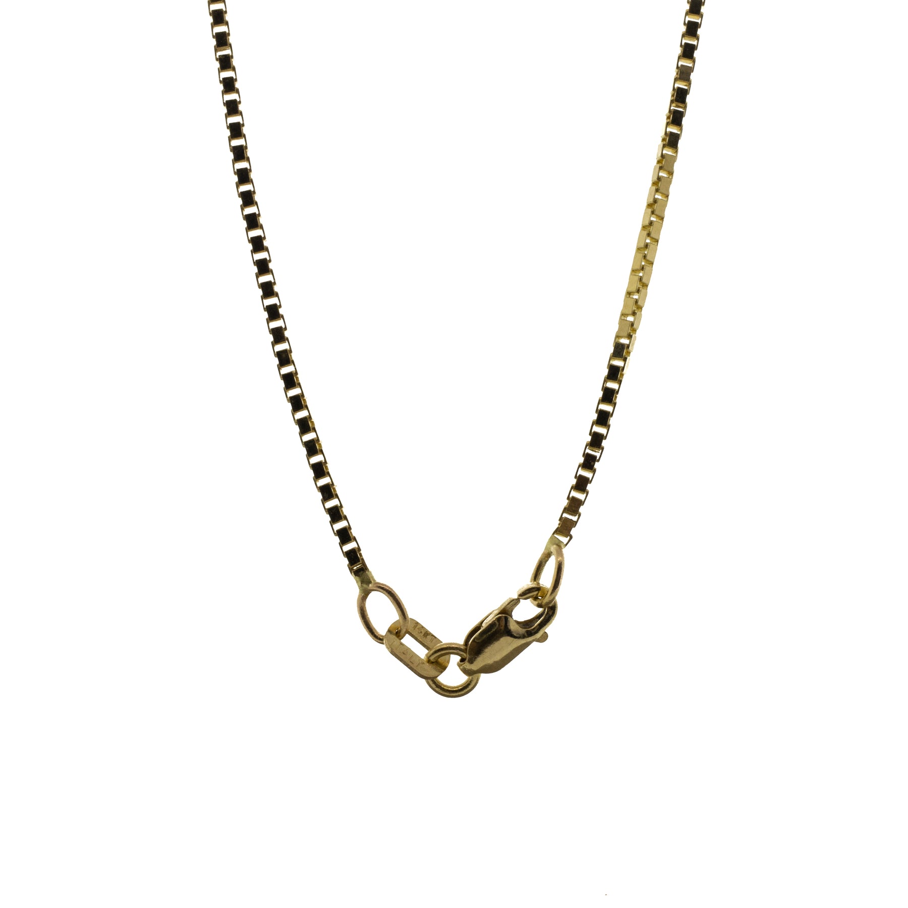 14K Yellow Gold Box Chain