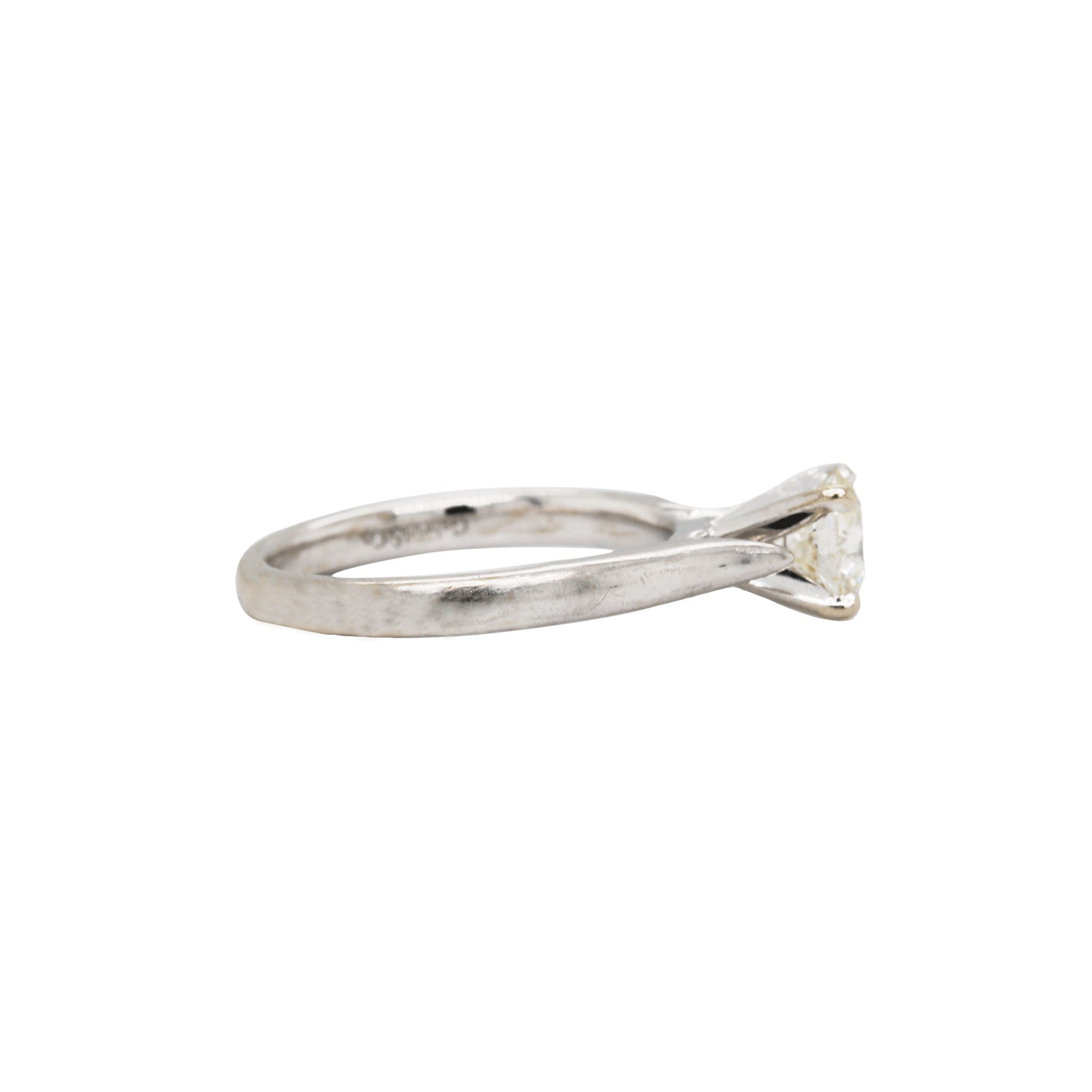 Round Brilliant Cut Diamond & 14K White Gold Wedding Set
