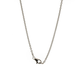 Art Deco Diamond & Pearl Platinum & Yellow Gold Brooch Necklace