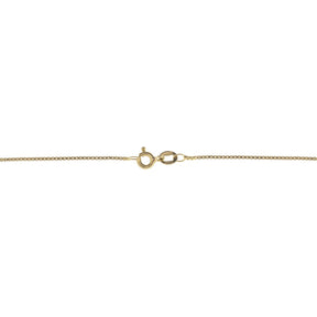 Modern 14K Yellow Gold Arrow Diamond Pendant Necklace
