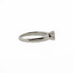 Princess Cut Platinum Diamond Solitaire Ring