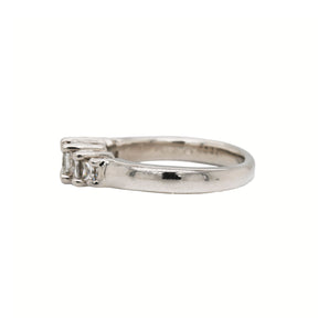 Princess-Cut Tiered Five Stone Diamond Ring