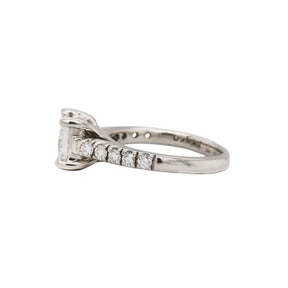 Princess Cut Diamond & Platinum Engagement Ring