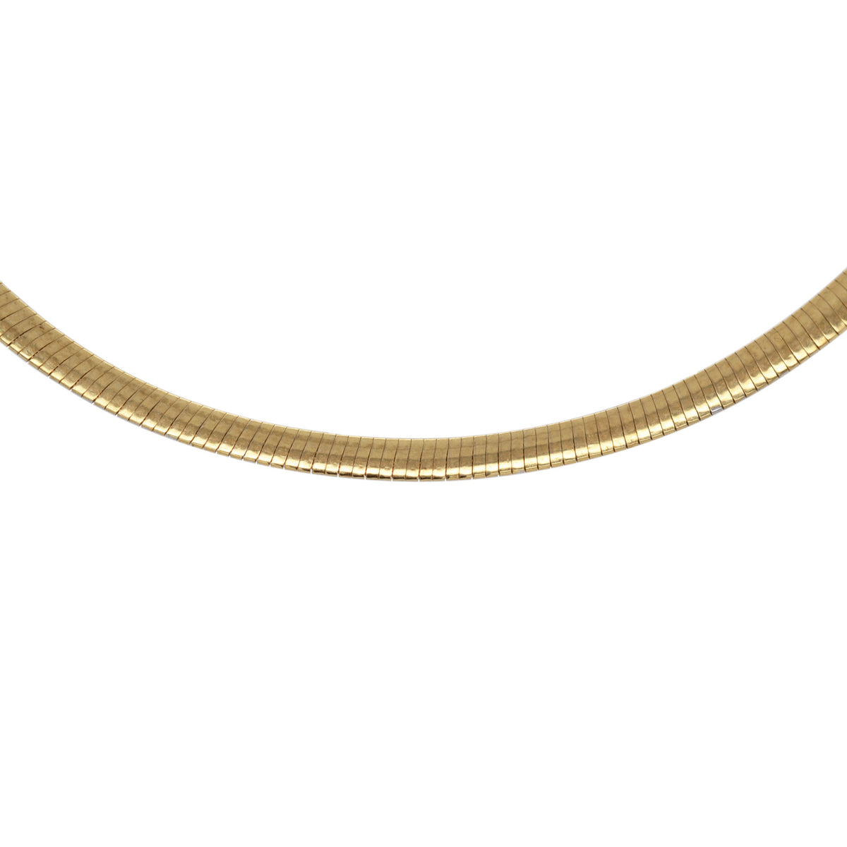 Reversible Omega Chain in 10K Yellow & White Gold