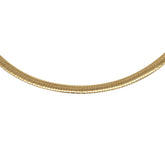 Reversible Omega Chain in 10K Yellow & White Gold