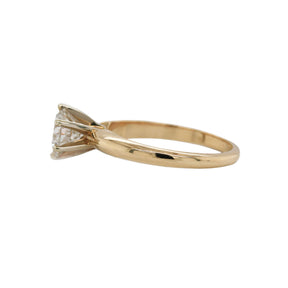 Six-Prong Round Brilliant Diamond Ring